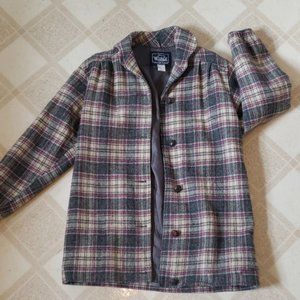 Vintage plaid Woolrich coat, womens medium